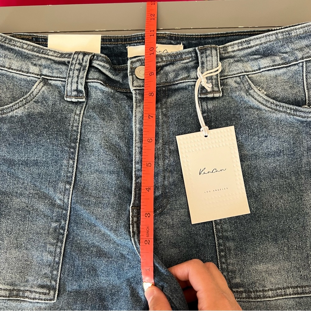 KanCan Avery Straight Leg Cargo Jeans - Picture 11 of 12